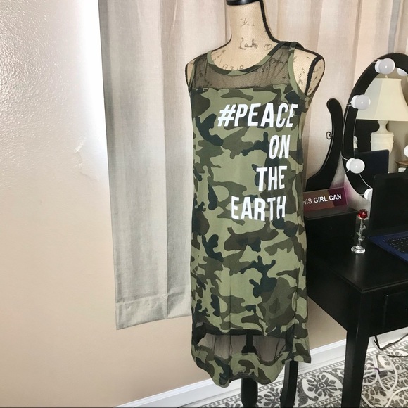 Camouflage Midi Dress Women’s Small NWT - Picture 8 of 13